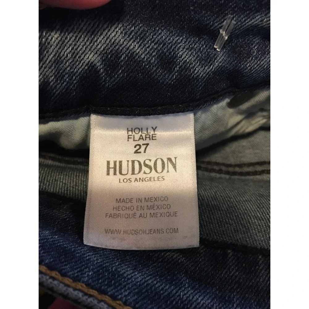 Hudson Women's Size 27 Holly Flared Denim Blue Jeans - Picture 6 of 7